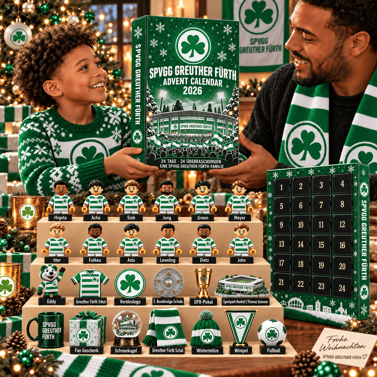 SpVgg Greuther Fürth 2026 Advent Calendar – 24 Days of Football Collectibles & Gifts