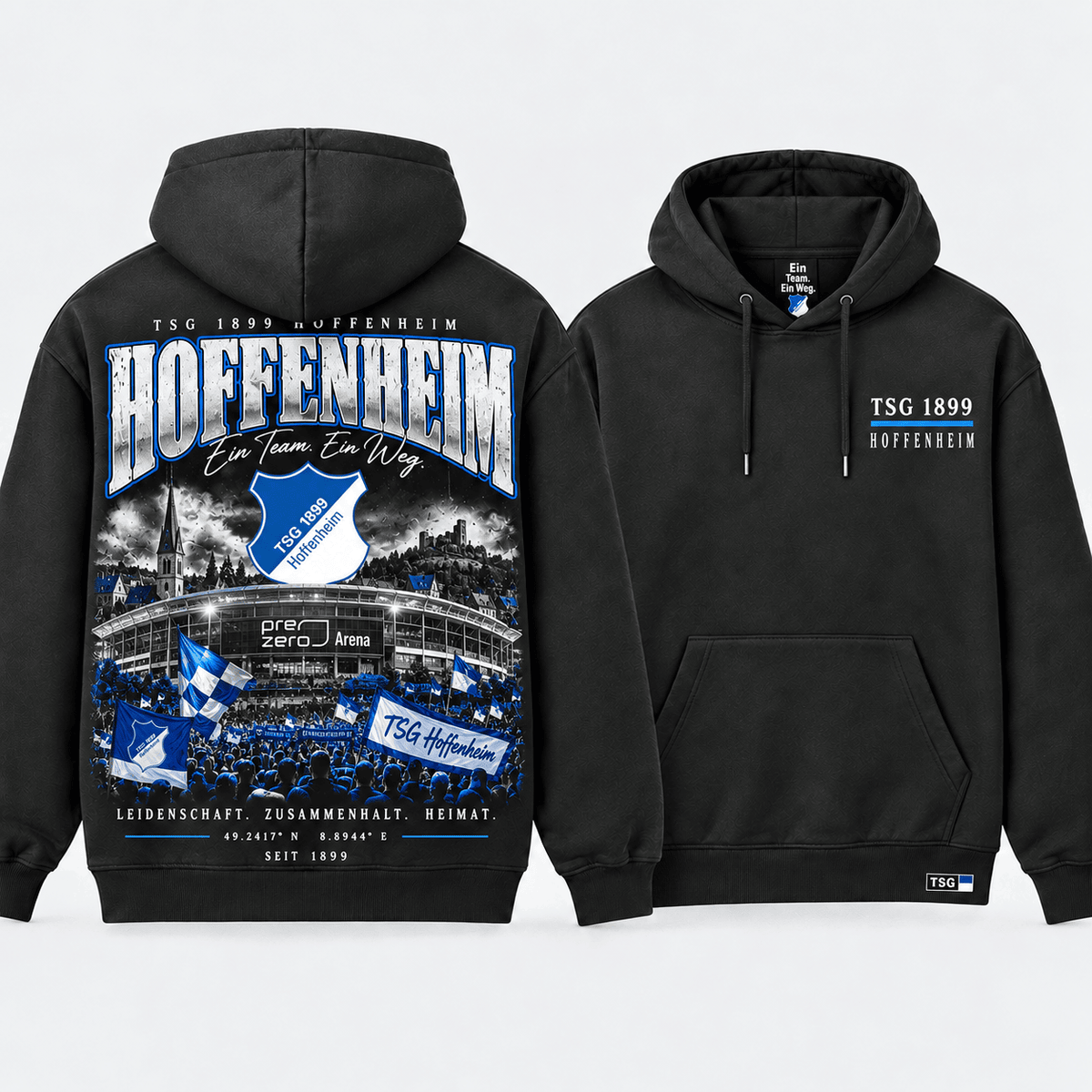 TSG Hoffenheim Stadium Graphic Hoodie – Vintage Football Fan Edition