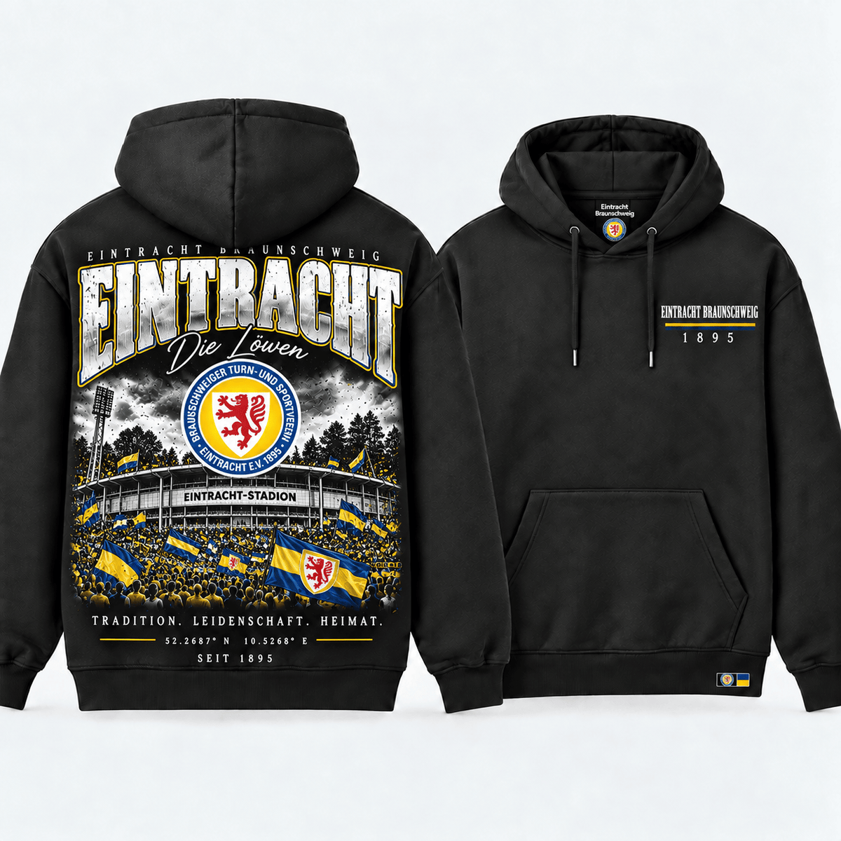 Eintracht Braunschweig Stadium Graphic Hoodie – Vintage Football Fan Edition