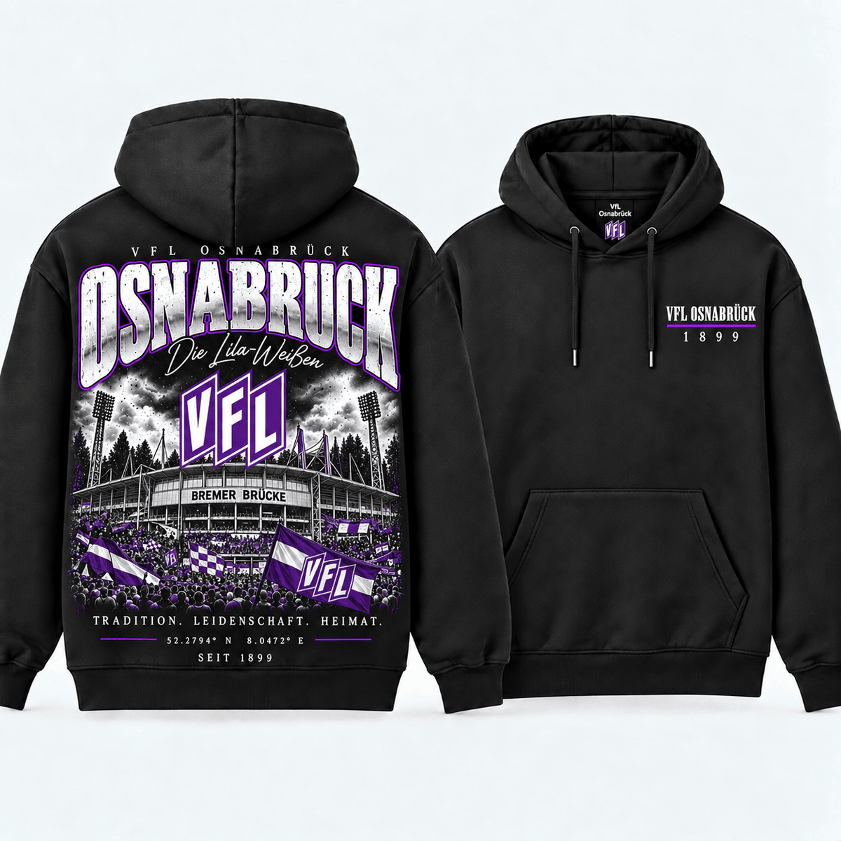 VfL Osnabrück Stadium Graphic Hoodie – Vintage Football Fan Edition