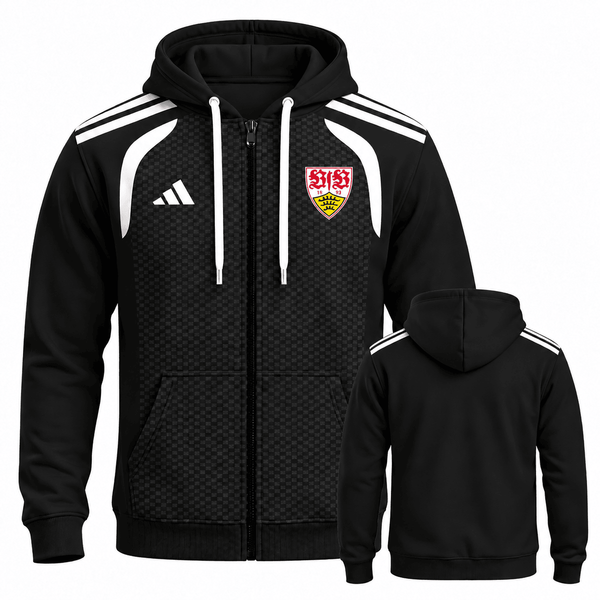 VfB Stuttgart BDL Full-Zip Hoodie – Men's & Women's German Football Club Track Jacket