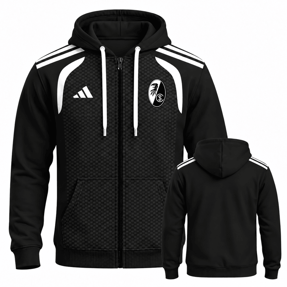 SC Freiburg BDL Full-Zip Hoodie – Men's & Women's German Football Club Track Jacket