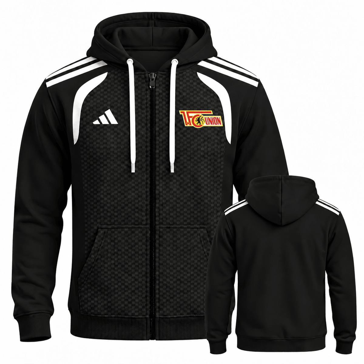 Union Berlin BDL Full-Zip Hoodie – Men's & Women's German Football Club Track Jacket