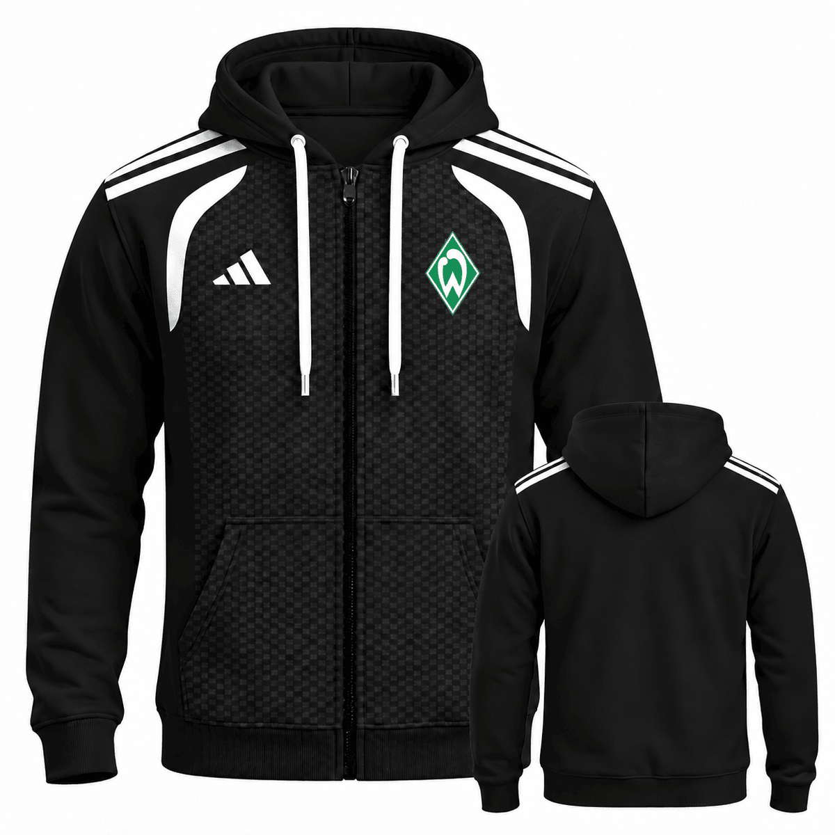 Werder Bremen BDL Full-Zip Hoodie – Men's & Women's German Football Club Track Jacket