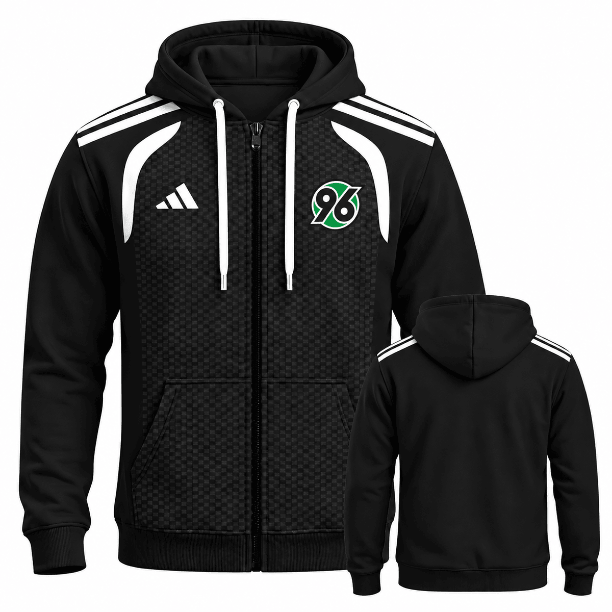 Hannover 96 BDL Full-Zip Hoodie – Men's & Women's German Football Club Track Jacket