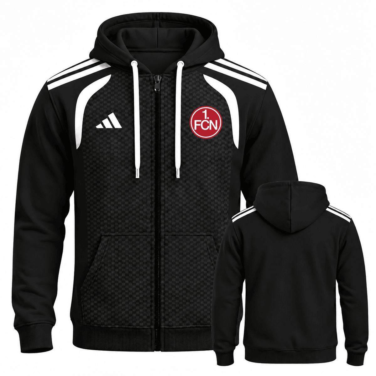 FC Nürnberg BDL Full-Zip Hoodie – Men's & Women's German Football Club Track Jacket