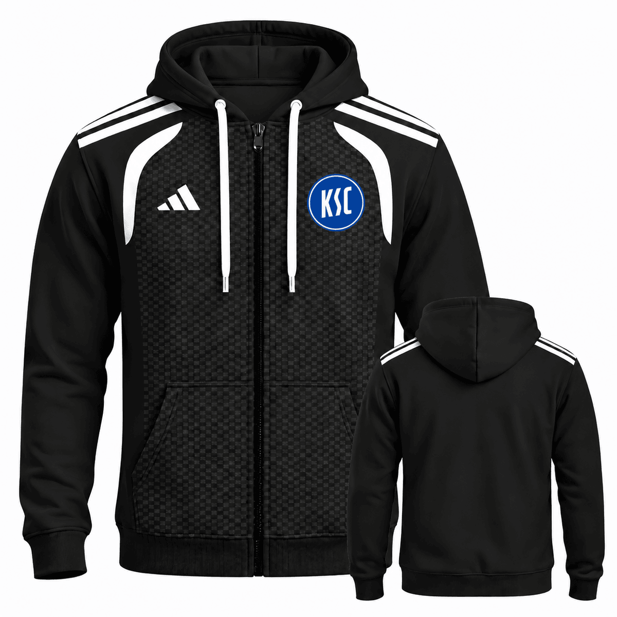 Karlsruher SC BDL Full-Zip Hoodie – Men's & Women's German Football Club Track Jacket