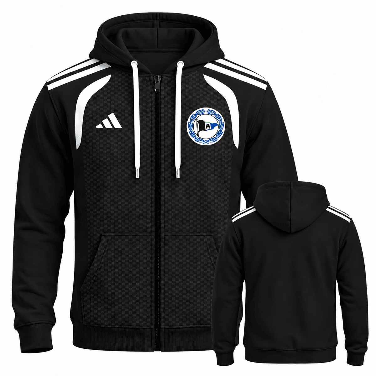 Arminia Bielefeld BDL Full-Zip Hoodie – Men's & Women's German Football Club Track Jacket
