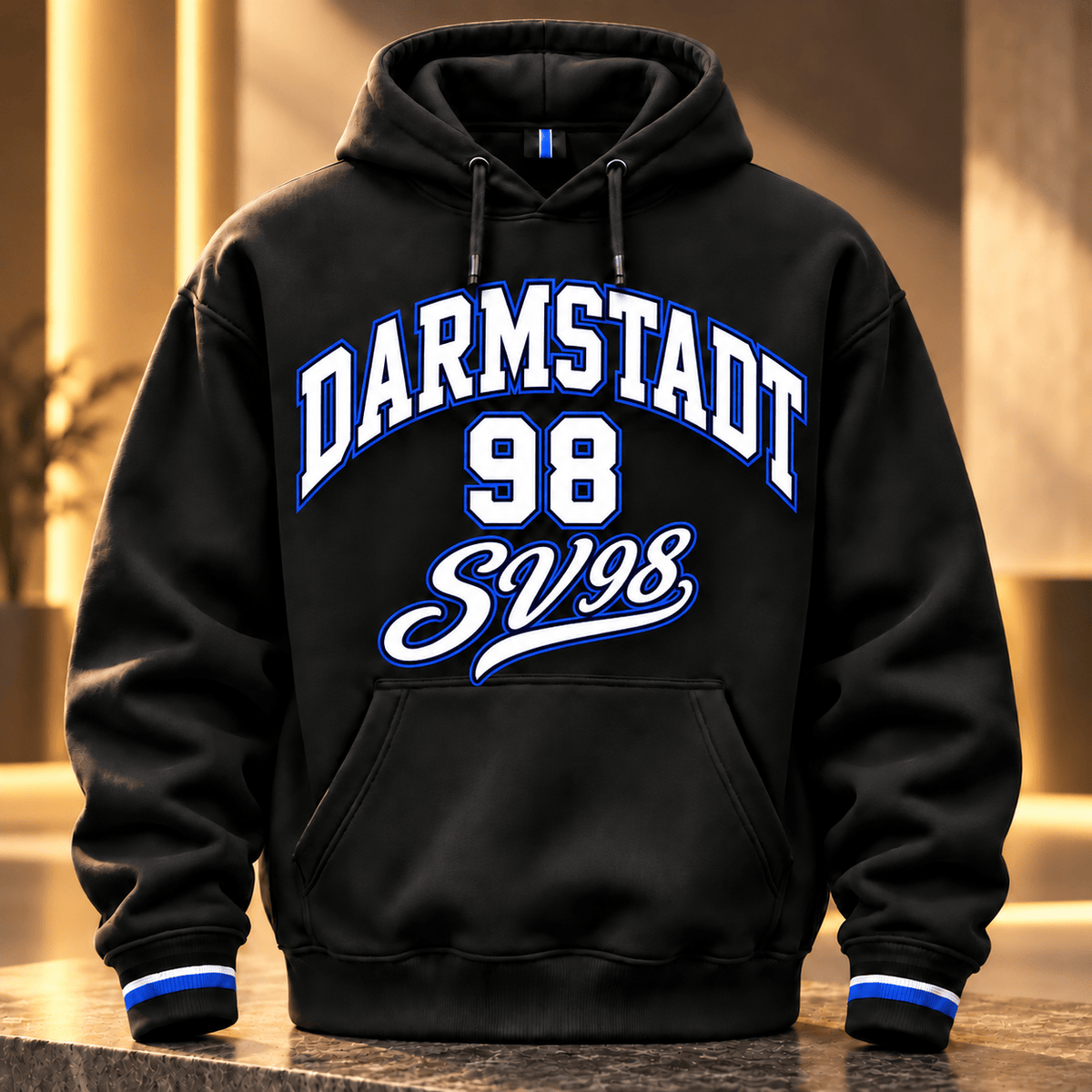 SV Darmstadt 98 BDL Collegiate Number Hoodie – Bold Athletic Lettering Design