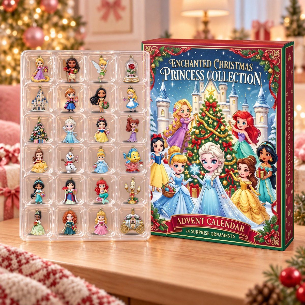 Enchanted Princess Blind Box Custom Name Christmas Gifts For Her, Daughter - Personalized Box Advent Calendar
