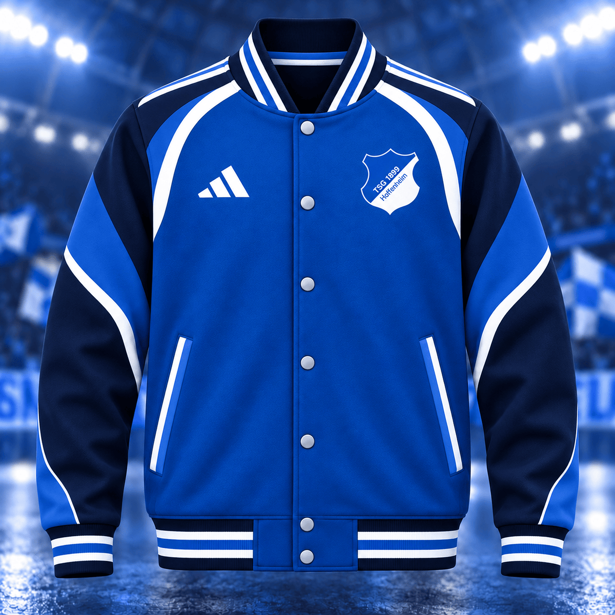 TSG Hoffenheim BDL Retro Baseball Jacket – Vintage Football Fan Jacket
