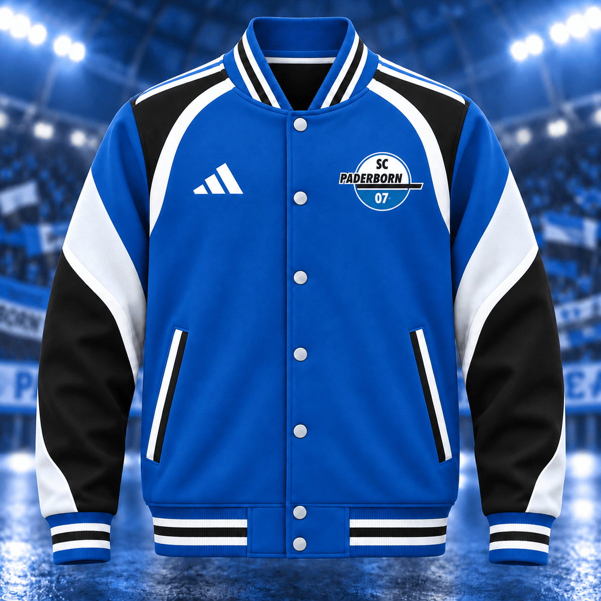 SC Paderborn 07 BDL Retro Baseball Jacket – Vintage Football Fan Jacket