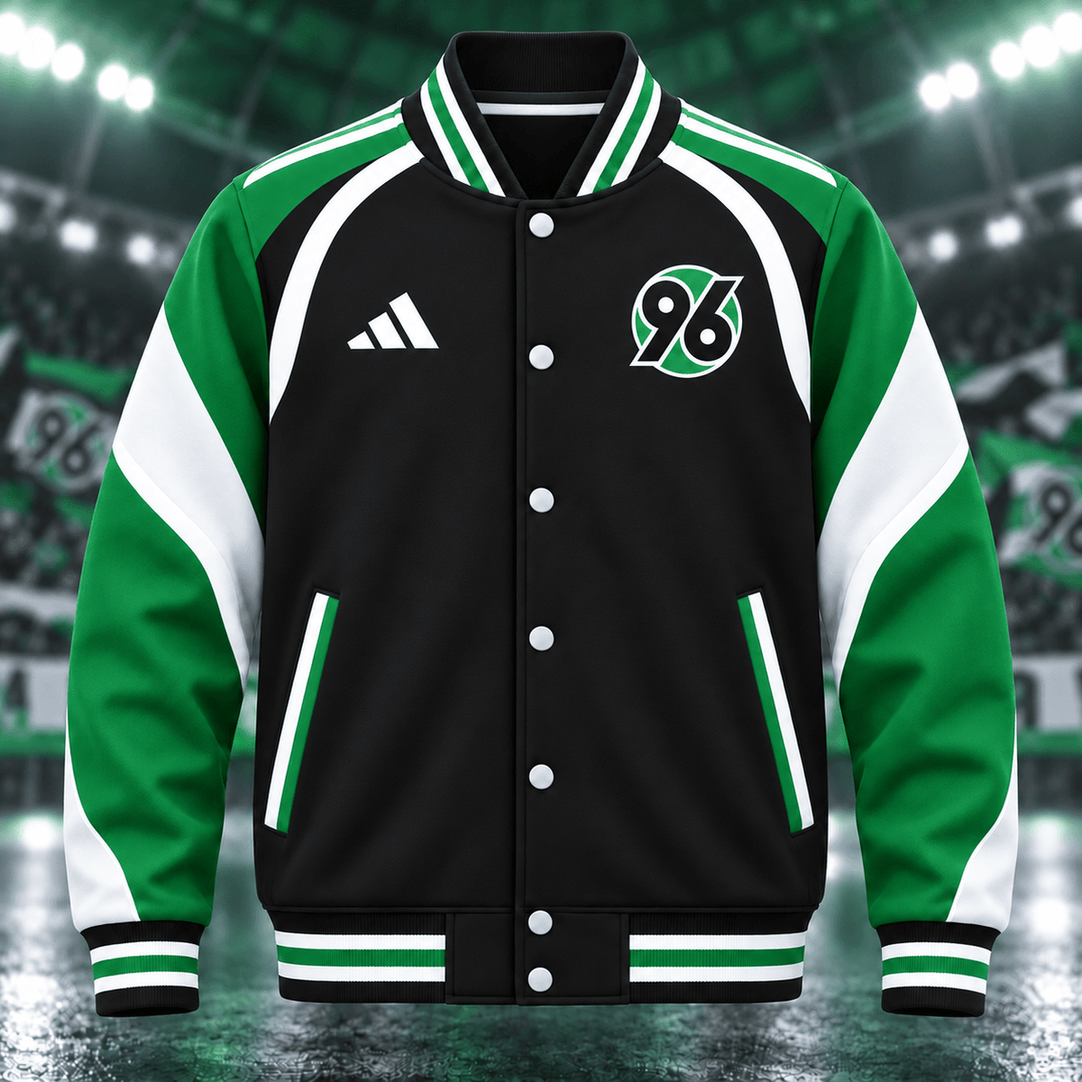Hannover 96 BDL Retro Baseball Jacket – Vintage Football Fan Jacket
