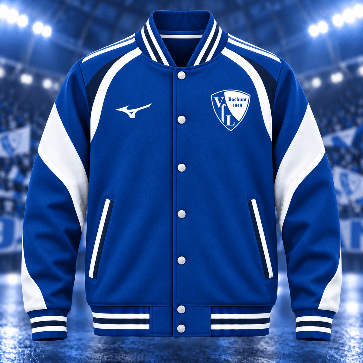 VfL Bochum BDL Retro Baseball Jacket – Vintage Football Fan Jacket