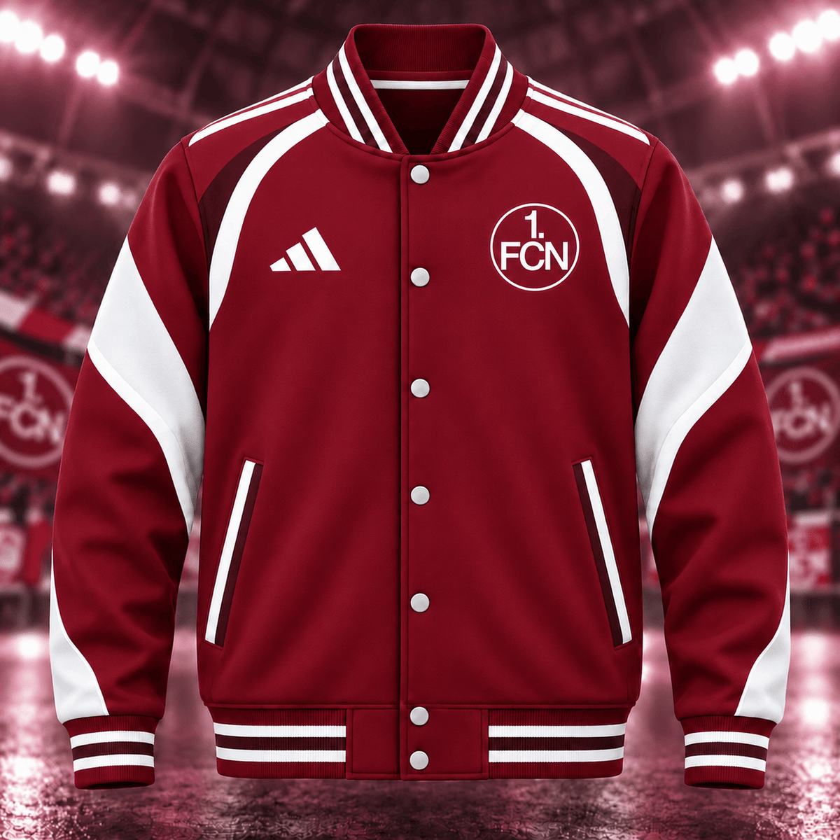 FC Nürnberg BDL Retro Baseball Jacket – Vintage Football Fan Jacket
