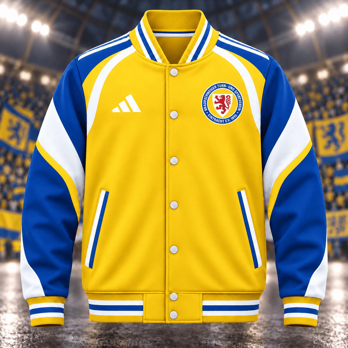 Eintracht Braunschweig BDL Retro Baseball Jacket – Vintage Football Fan Jacket