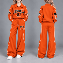 Cincinnati Bengals Quarter-Zip and Pants Orange