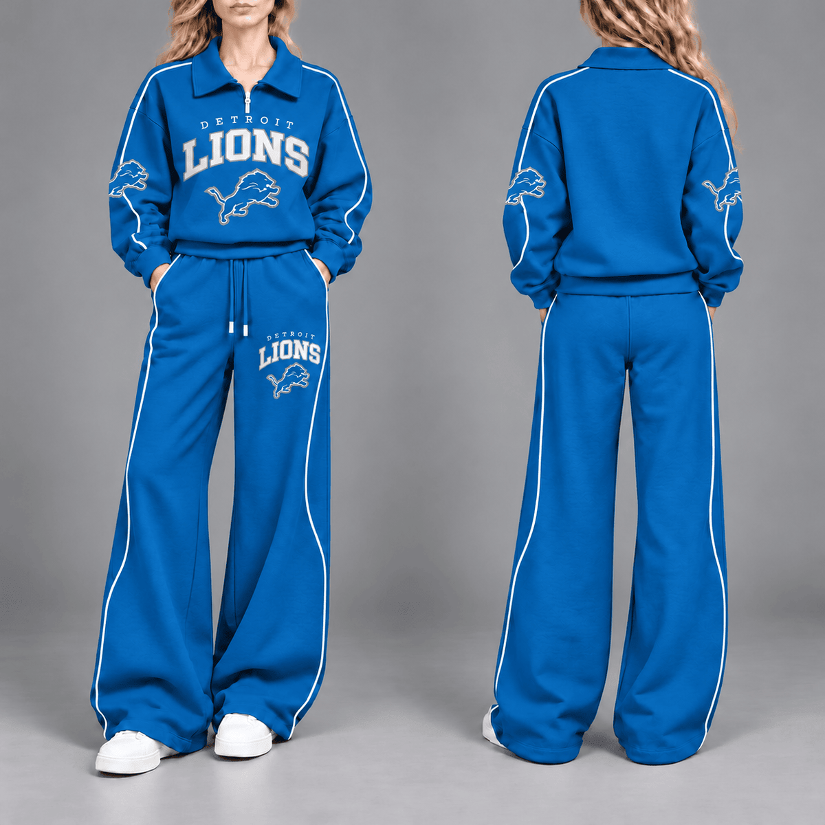 Detroit Lions Quarter-Zip and Pants