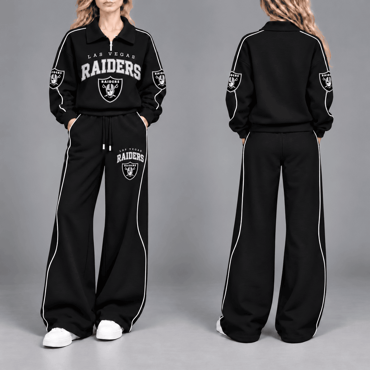 Las Vegas Raiders Quarter-Zip and Pants