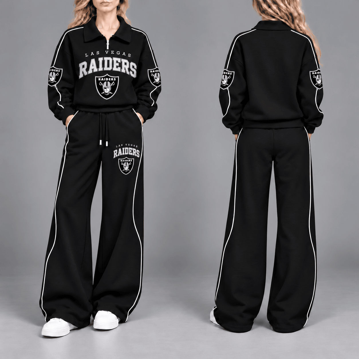 Las Vegas Raiders Quarter-Zip and Pants