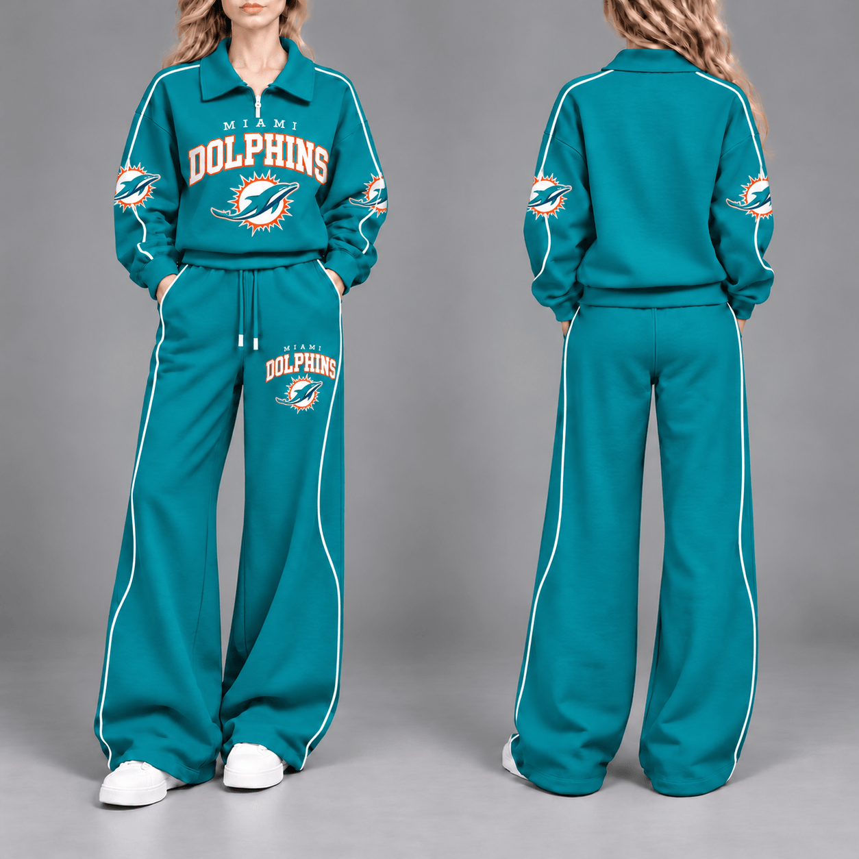 Miami Dolphins Quarter-Zip and Pants