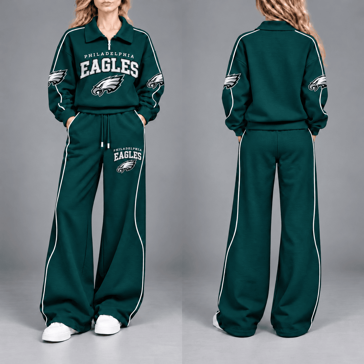 Philadelphia Eagles Quarter-Zip and Pants