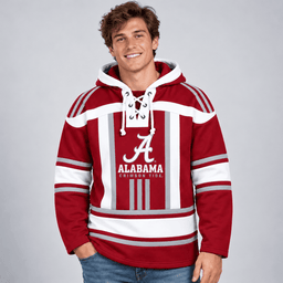 Alabama Crimson Tide Lace-Up Hoodie