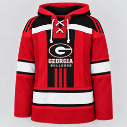 Georgia Bulldogs Lace-Up Hoodie
