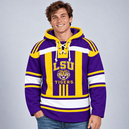 LSU Tigers Lace-Up Hoodie
