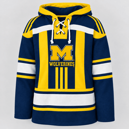Michigan Wolverines Lace-Up Hoodie