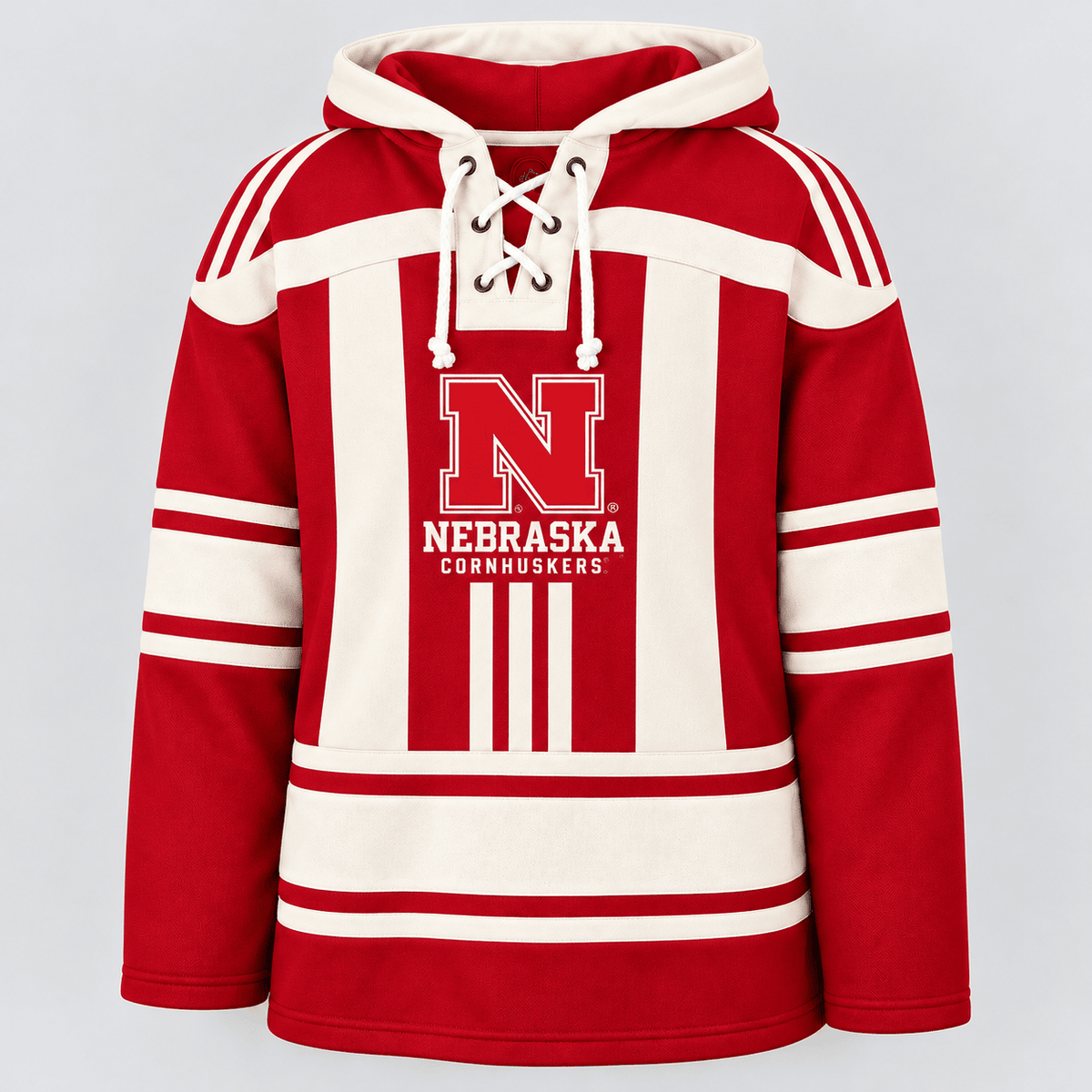Nebraska Cornhuskers Lace-Up Hoodie