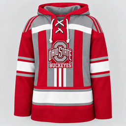 Ohio State Buckeyes Lace-Up Hoodie