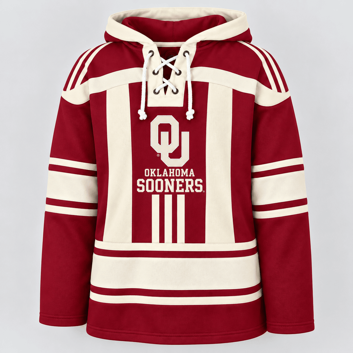 Oklahoma Sooners Lace-Up Hoodie