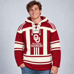 Oklahoma Sooners Lace-Up Hoodie