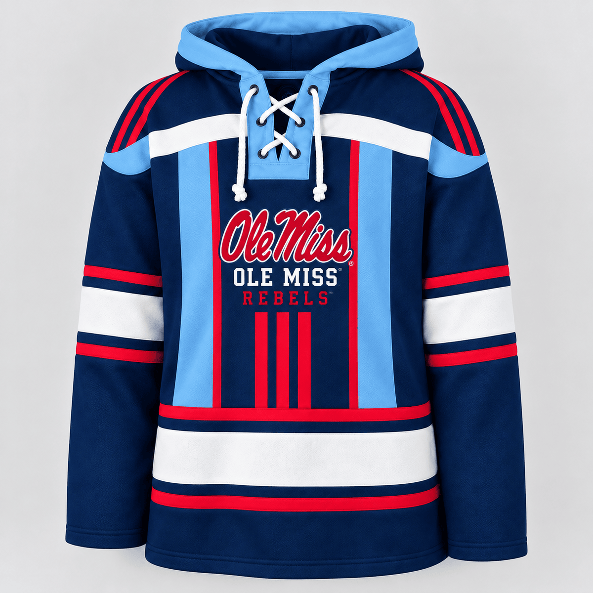Ole Miss Rebels Lace-Up Hoodie
