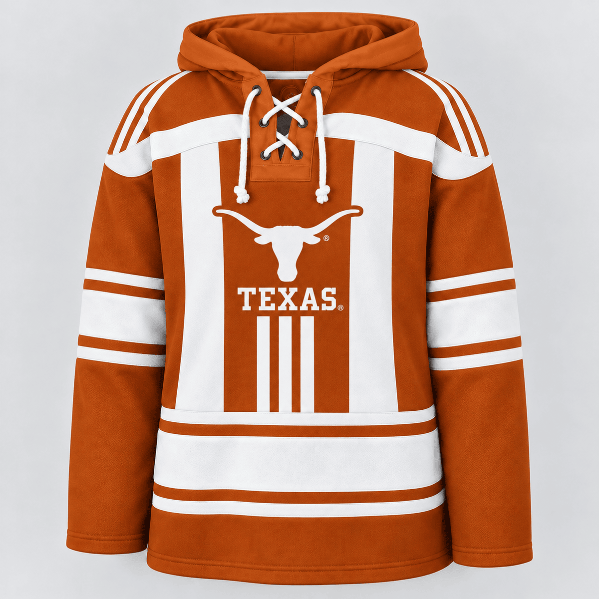 Texas Longhorns Lace-Up Hoodie