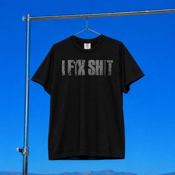 1 Nation Design Merch 2026 I Fix Sht T-Shirt Black Unique Gift For Father In Law