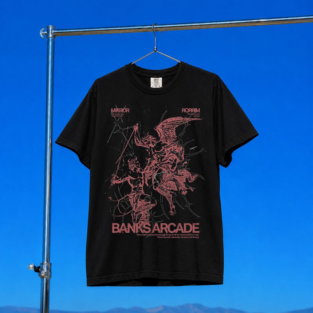 Arising Empire Merch 2026 Banks Arcade Mirror T-Shirt Banks Arcade Merch Gift For Fans