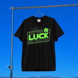 1 Nation Design Merch 2026 May The Luck Be With You T-Shirt Unique St Patrick_s Day Gifts
