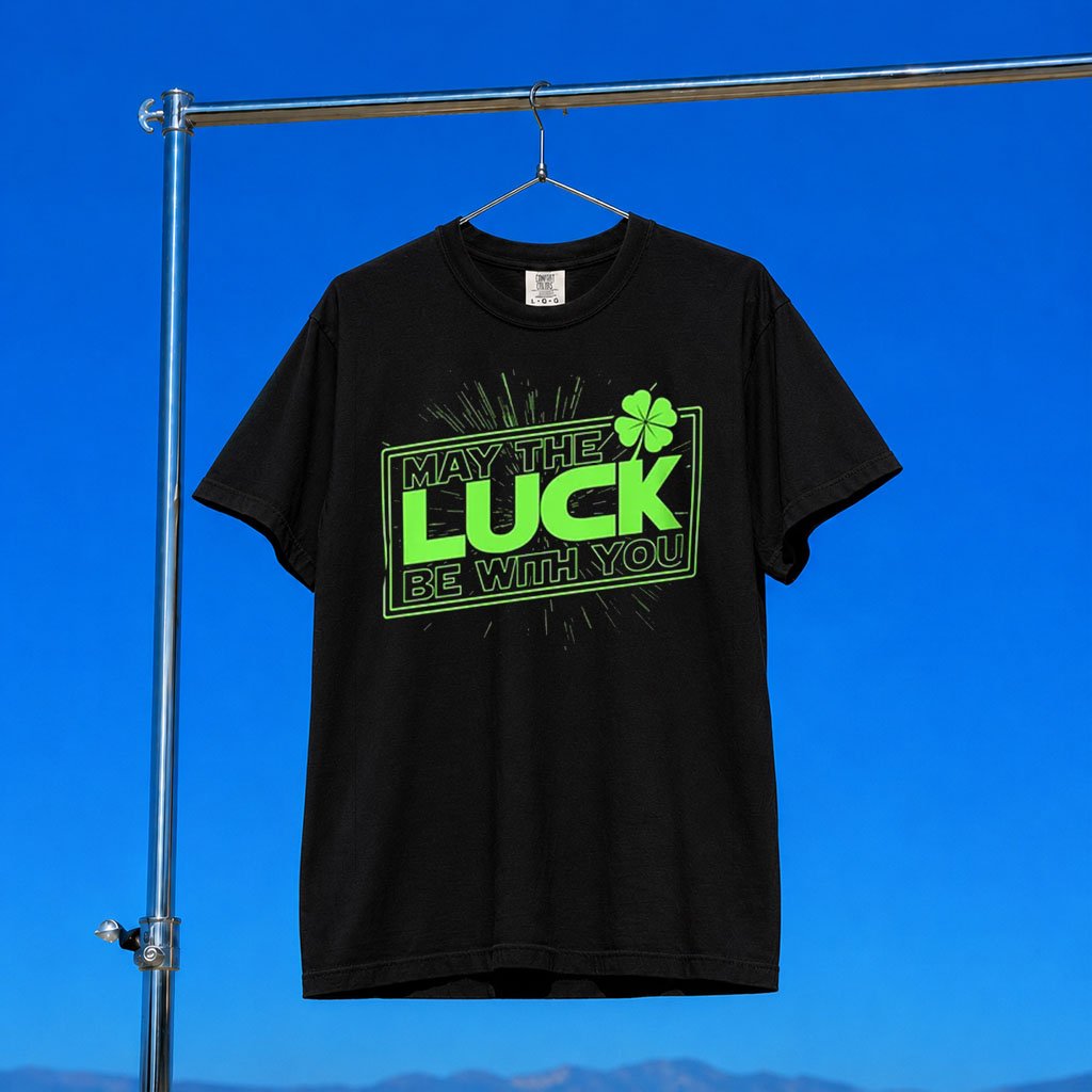 1 Nation Design Merch 2026 May The Luck Be With You T-Shirt Unique St Patrick_s Day Gifts