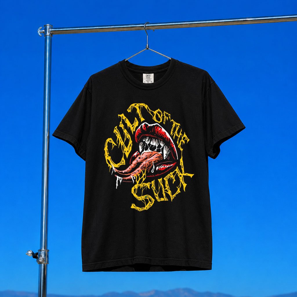 Bad Magic Productions Merch 2026 Cult Of The Suck T-Shirt Black Timesuck Merch Podcast Fan Gear