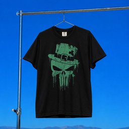 1 Nation Design Merch 2026 St Paddy Punisher T-Shirt Black Best Gift For Irish