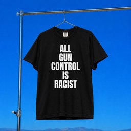 Black Guns Matter Merch 2026 All Gun Control Is Racist T-Shirt Pro 2A Shirt Political Gifts