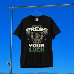 1 Nation Design Merch 2026 Don_t Press Your Luck T-Shirt Gifts For Men Ireland