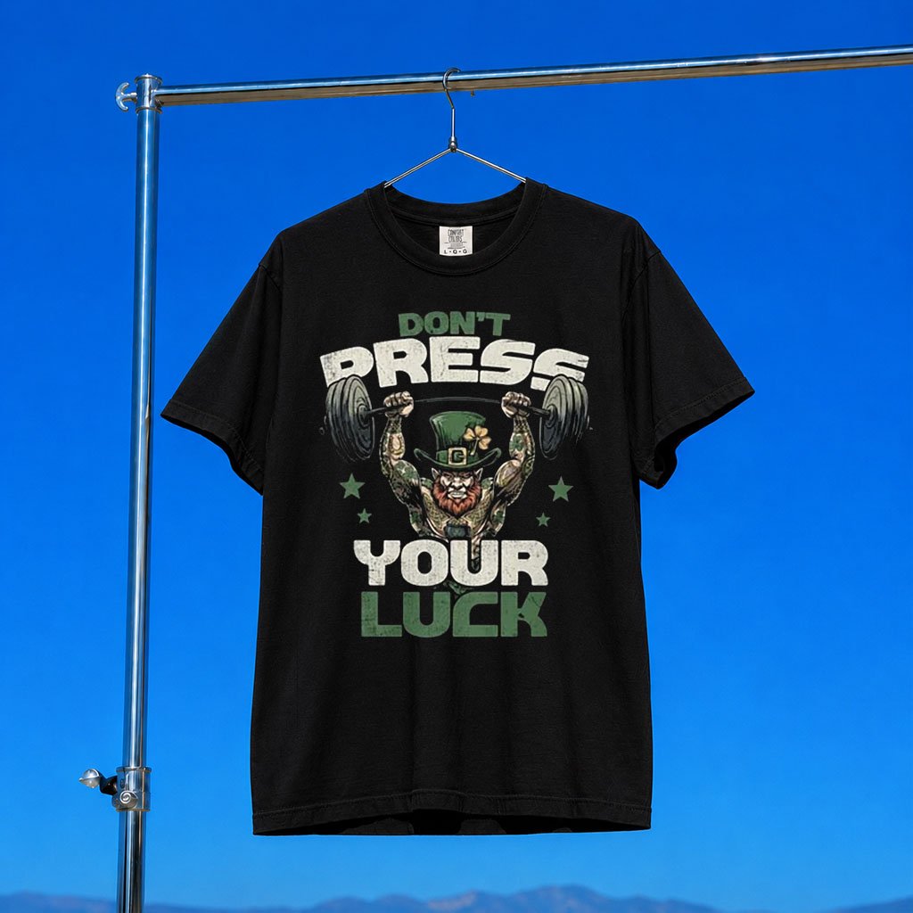 1 Nation Design Merch 2026 Don_t Press Your Luck T-Shirt Gifts For Men Ireland