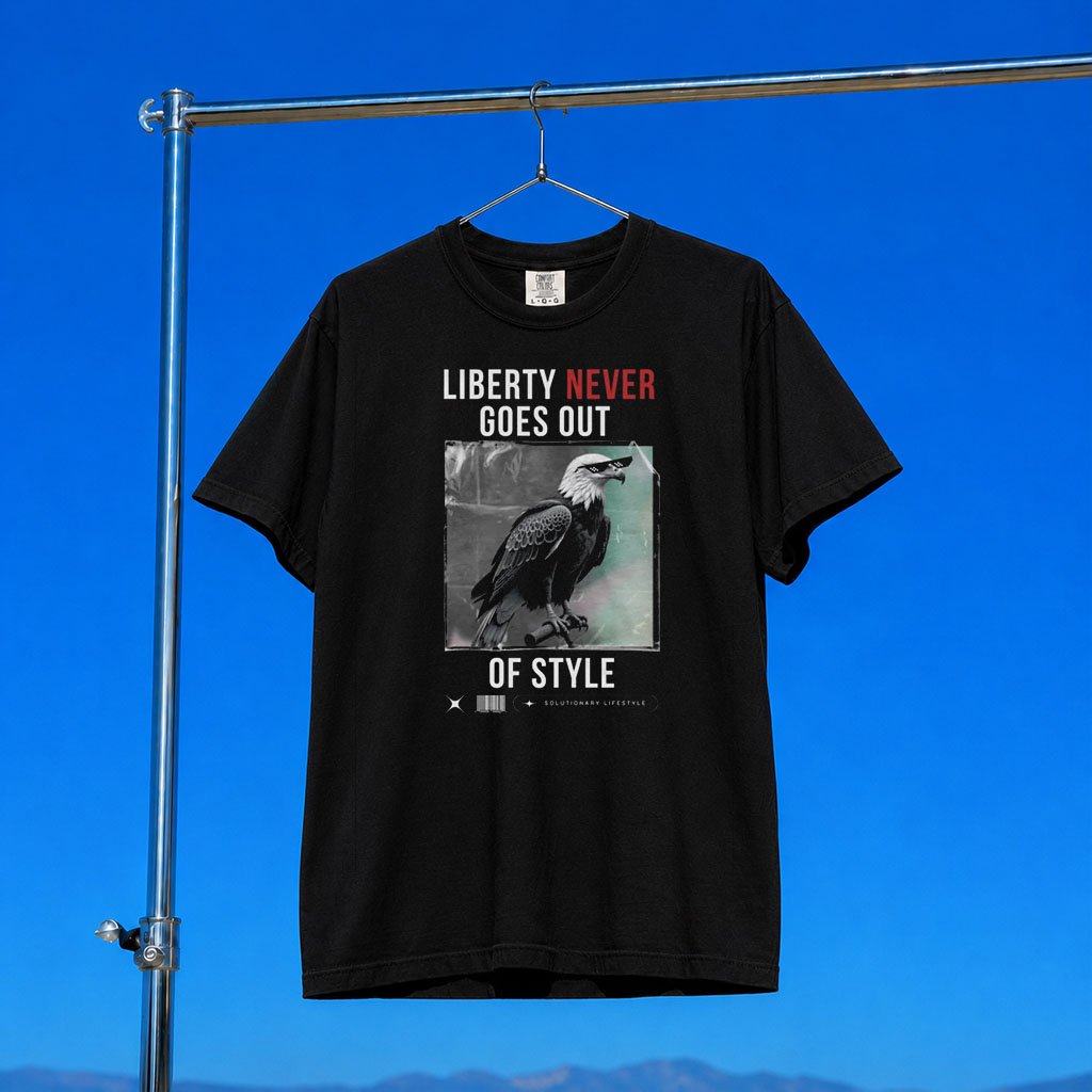 Black Guns Matter Merch 2026 Liberty Never Goes Out Of Style T-Shirt Black Gift For Father