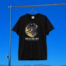 Brain Dead Merch 2026 Brain Dead X Aliens Studios T-Shirt Black Gift Ideas For Brothers