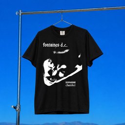 Fontaines DC Merch 2026 Dopamine Chamber One Colour DC Black T-Shirt Gift For Music Fans