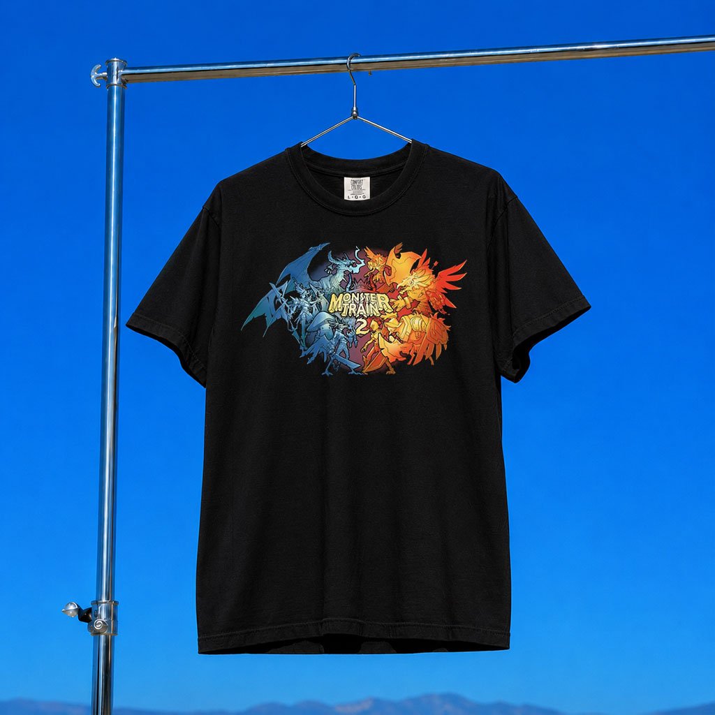 Devolver Digital Merch 2026 Monster Train 2 Logo T-Shirt Gift Ideas For Game Lovers