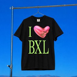 Fontaines DC Merch 2026 I Heart BXL Black T-Shirt Presents For Rock Music Lovers